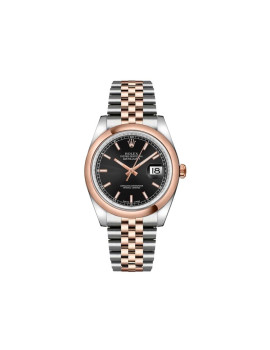 Rolex Datejust 36 Stainless Steel & Rose Gold Black Dial 116201 430020