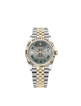 Rolex Datejust 36 Yellow Gold & Stainless Steel Slate 'Wimbledon' Dial Jubilee 126233 430031